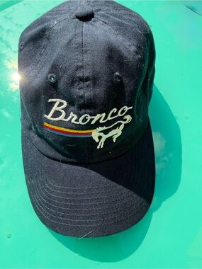 Ford Bronco Navy Blue Baseball Cap with Multicolor Embroidery